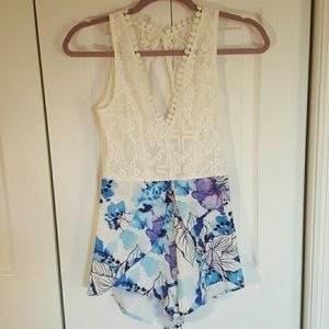 Floral Tobi Romper