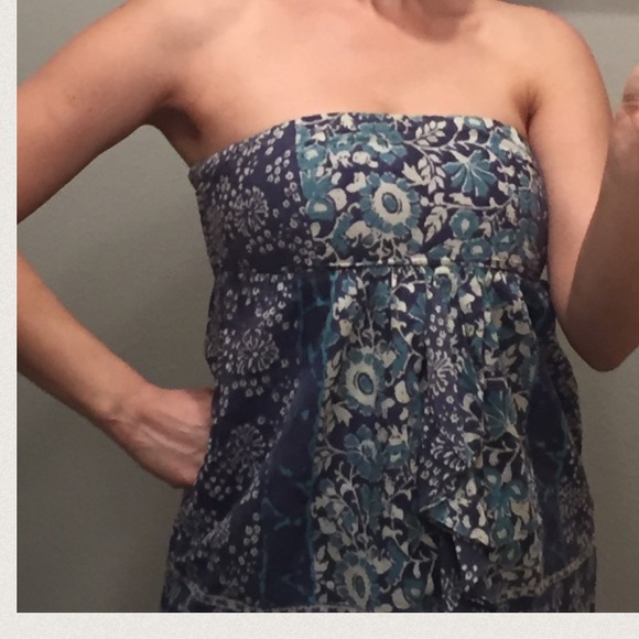 Strapless mini dress 🌾AEO