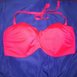 Vs neon pink swim top 34DD