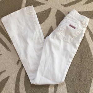 🔥SALE🔥 Hudson Jeans white flare jeans 24