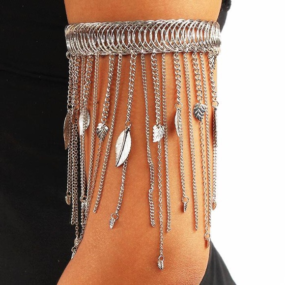 Silver Pocahontas Arm Cuff