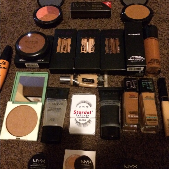 Lot Of Different Brands Of Makeup