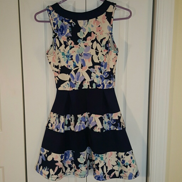 Fit & Flare Floral Dress - Picture 2 of 3