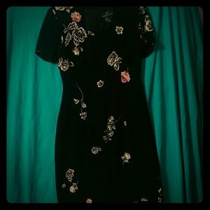Carol Little Black Floral Dress