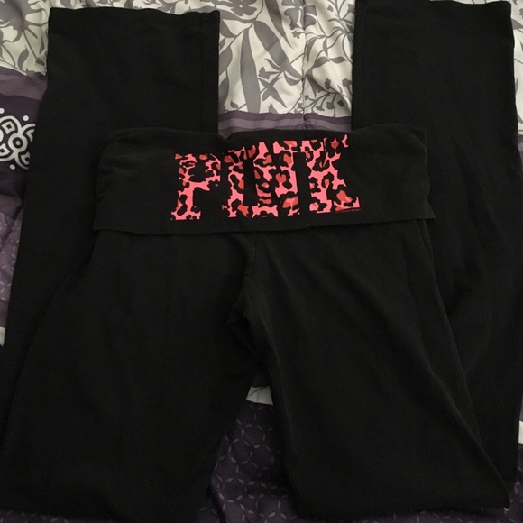 Pink yoga pants