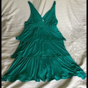 Green J. Crew Tired Dress