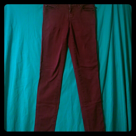 Tripp Maroon skinny jeans