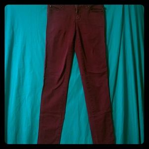 Tripp Maroon skinny jeans