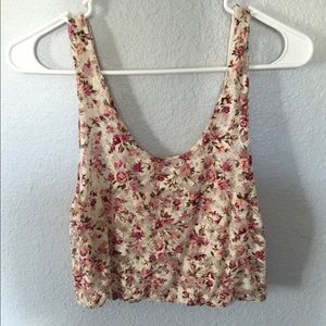 Floral crop top