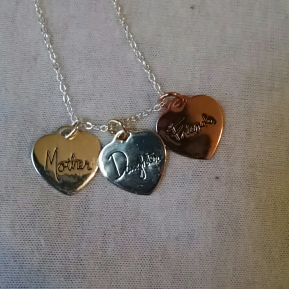 Darling mother daughter necklace reversable