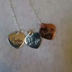 Darling mother daughter necklace reversable