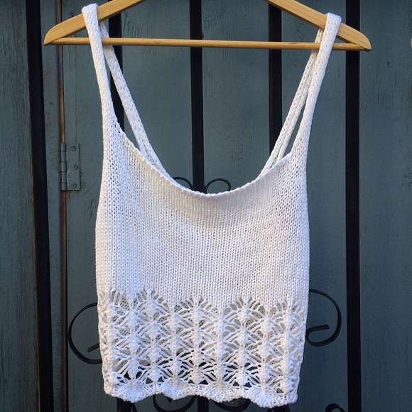Knit crop top