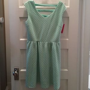 New flirty sea foam dress