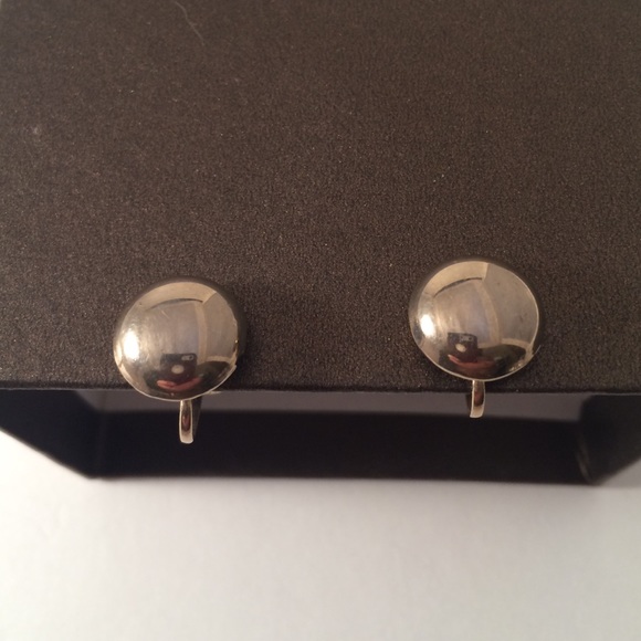 Vintage silver tone clips
