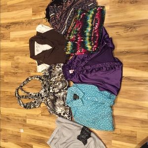 Lot of dress shirts sz large