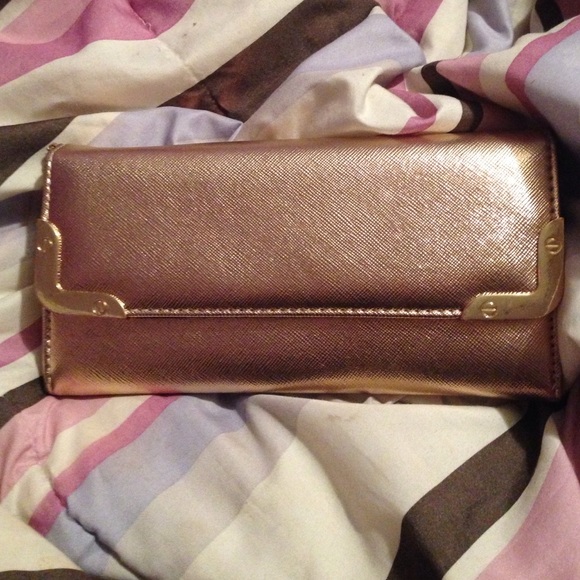 Shimmery Nude Wallet