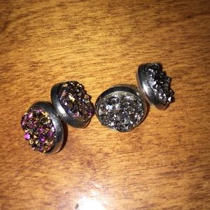 Druzy earrings