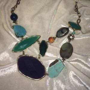 Multicolored Stone Necklace
