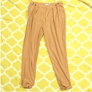 High-Waisted Yellow Pants {urban outfitters}