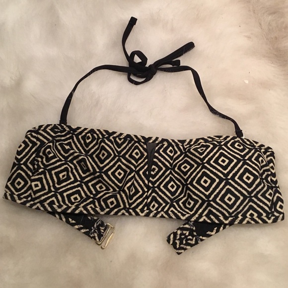 Tribal print bandeau bikini top ✨