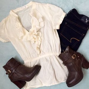 Forever 21 Ruffle Blouse