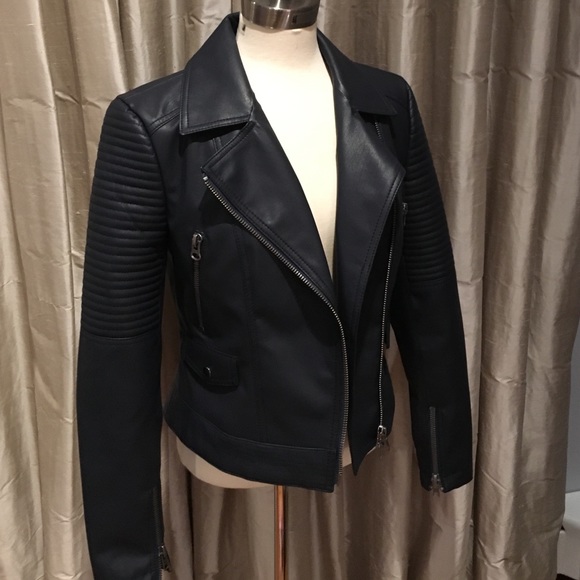 Vegan Leather Motorcycle Jacket