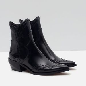 ‼️ for SAM‼️ Zara Western Cowboy Boots