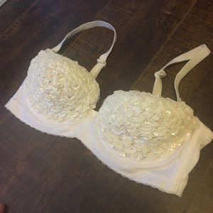 Vintage 80s Madonna Esque Sequin Bra