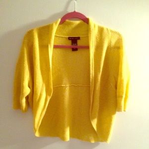 NWOT NY&CO Lime Knit Shrug