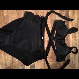 Black swimsuit xl