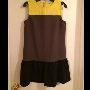 LOFT Ann Taylor Color Blocked Shift Dress 6