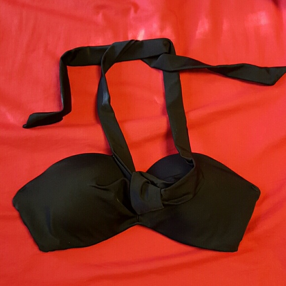 Pink by Victoria Secret black bikini top