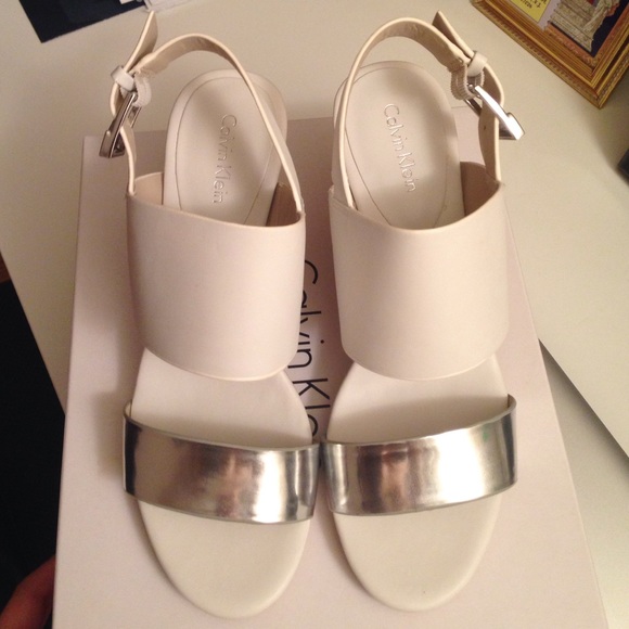 Calvin klein wedges, never used!👌🏻