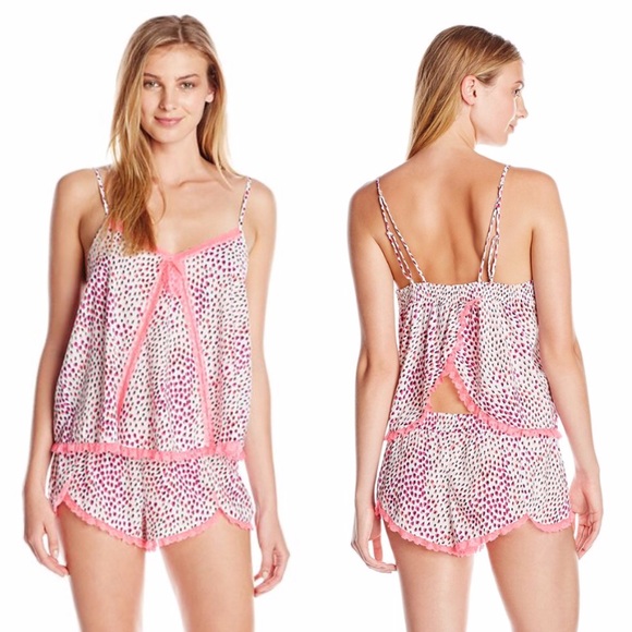 Nasty Gal Intimates & Sleepwear Sleeveless Flirty Lace Pink Pyjama