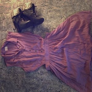 Black Poppy Cutout Dress