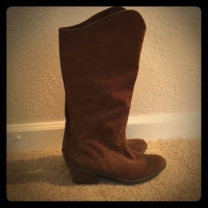 Naughty Monkey Suede Western Style Boots