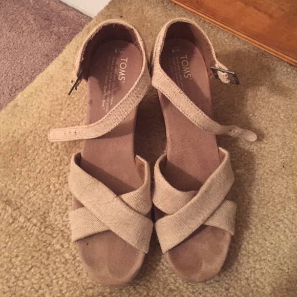 TOMs wedge sandals