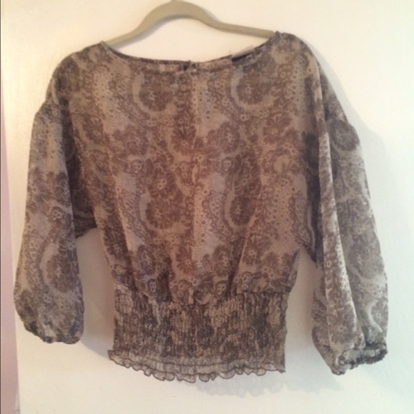Sheer blouse