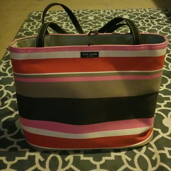KATE SPADE stripe handbag