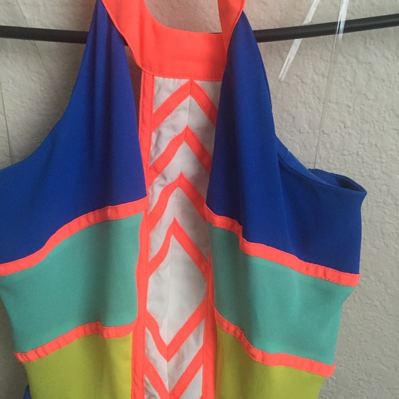 Electric blue maxi dress