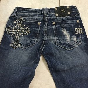 Rhinestone Miss Me Jeans, 25L