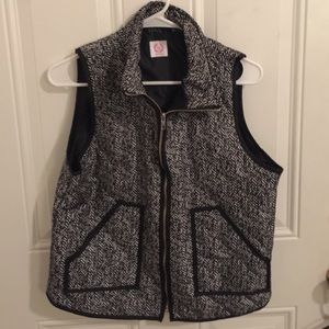 J Crew look alike herringbone vest