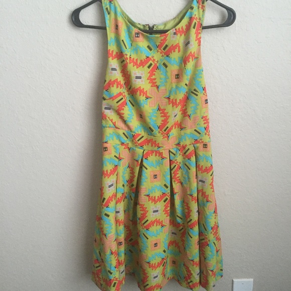 Aztec print dress from modcloth