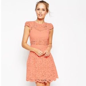 Pink Lace ASOS Dress