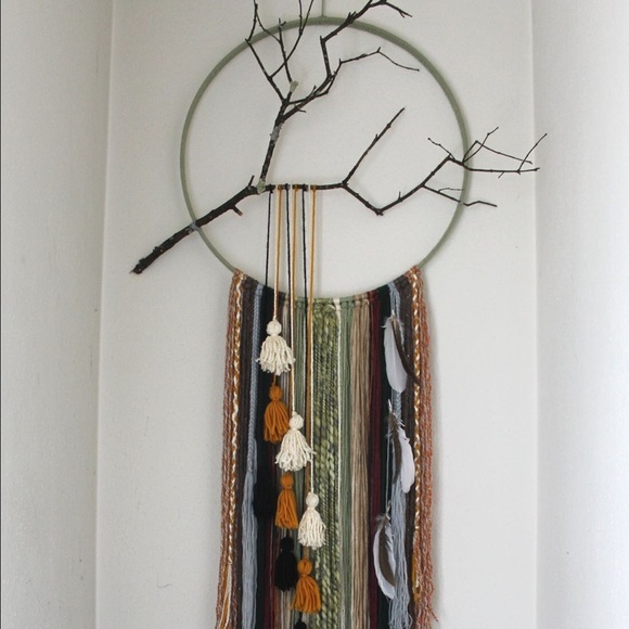 Boho Wall Hanging free people - handmade one of a kind boho yarn wall hanging from Boho Wall Hanging free people - handmade one of a kind boho yarn wall hanging from