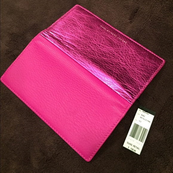 "Marc by Marc Jacobs" Metallic Pink Wallet