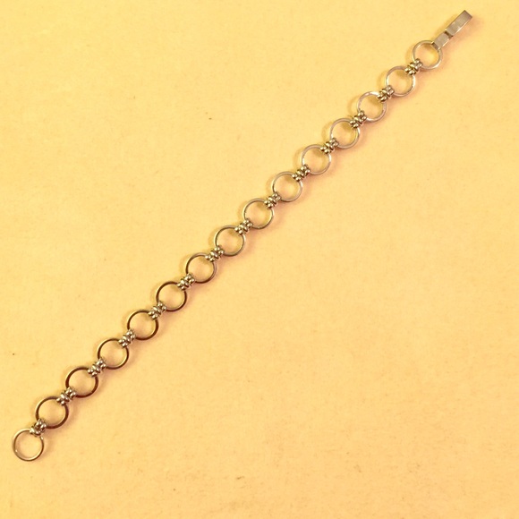 Silver link bracelet