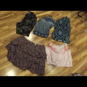 Dress pants and skirt outfit.