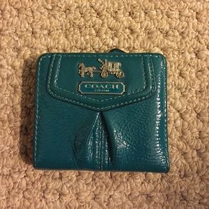 Turquoise NWT Coach Wallet