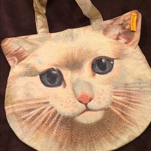 Cat Tote & Matching Wristlet
